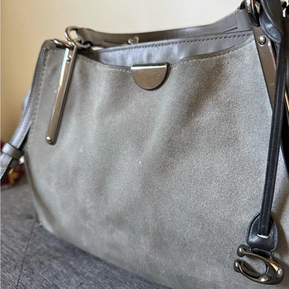 Coach Dreamer 36 Gray Handbag - Picture 2 of 14